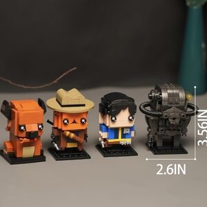 Fallout Set of Four Block Figures